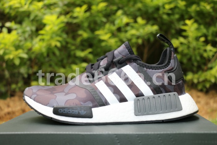 Authentic BAPE x AD NMD Black