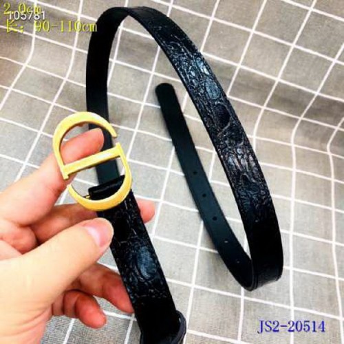 Super Perfect Quality Dior Belts(100% Genuine Leather,steel Buckle)-413