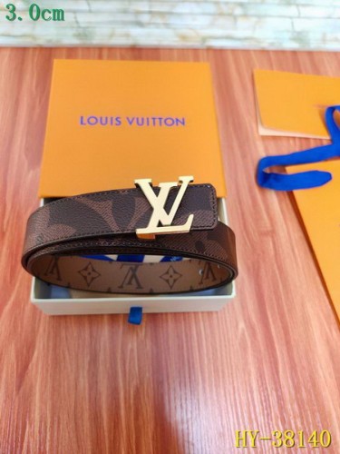 Super Perfect Quality LV women Belts(100% Genuine Leather,Steel Buckle)-223