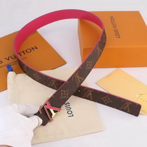 Super Perfect Quality LV women Belts(100% Genuine Leather,Steel Buckle)-014
