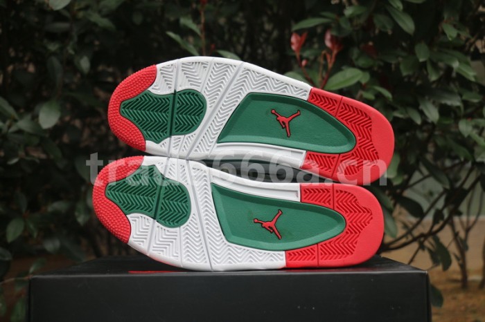 Authentic Air Jordan 4 x G White