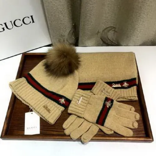 G Wool Cap Scarf AAA-147