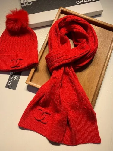 CHAL Wool Cap Scarf AAA-153