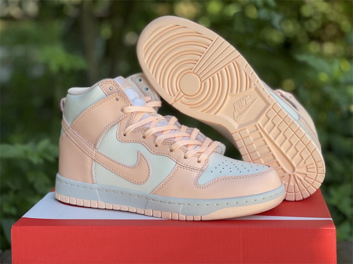 Authentic Nike Dunk High Crimson Tint