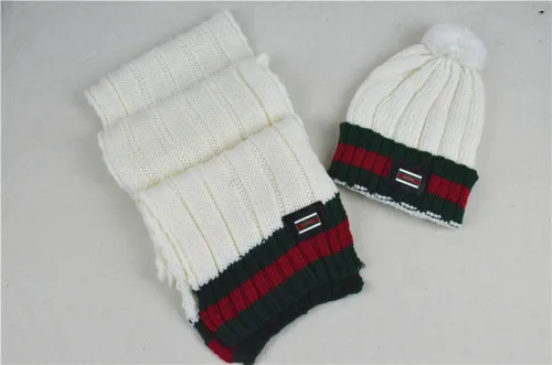 G Wool Cap Scarf AAA-030