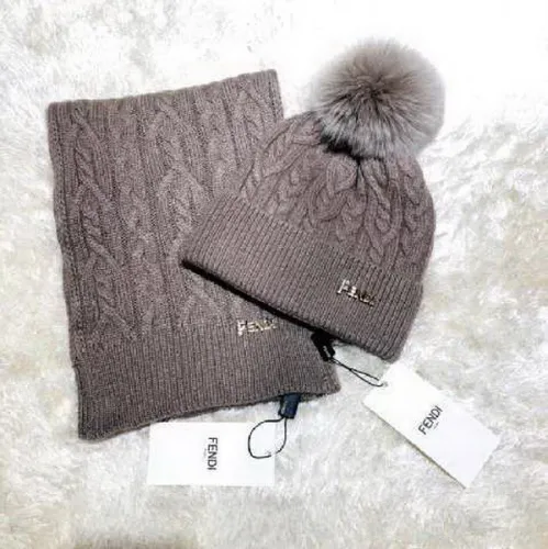 FD Wool Cap Scarf AAA-040