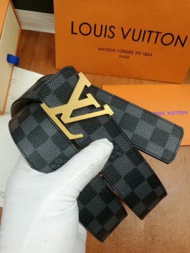 Super Perfect Quality LV Belts(100% Genuine Leather Steel Buckle)-2288