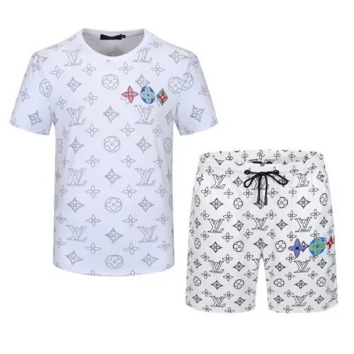 LV short sleeve men suit-054(M-XXXL)