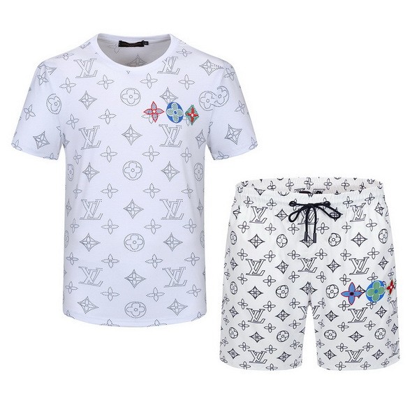 LV short sleeve men suit-054(M-XXXL)
