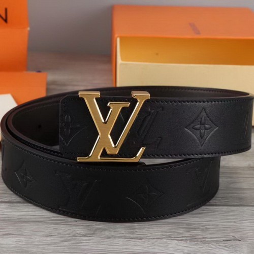 Super Perfect Quality LV Belts(100% Genuine Leather Steel Buckle)-2001