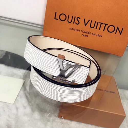 Super Perfect Quality LV women Belts(100% Genuine Leather,Steel Buckle)-123