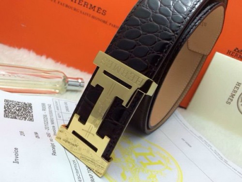 Super Perfect Quality Hermes Belts(100% Genuine Leather,Reversible Steel Buckle)-239