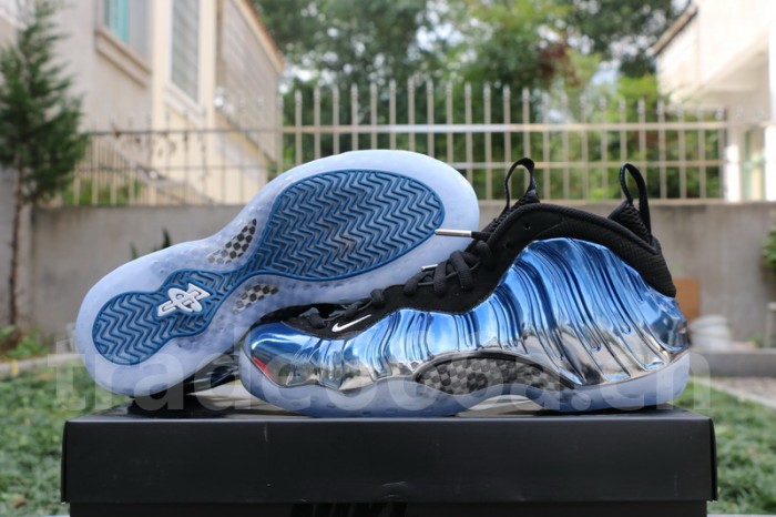 Authentic Nike Air Foamposite One “Blue Mirror”