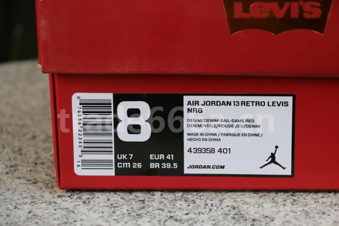 Authentic Levi’s x Air Jordan 13