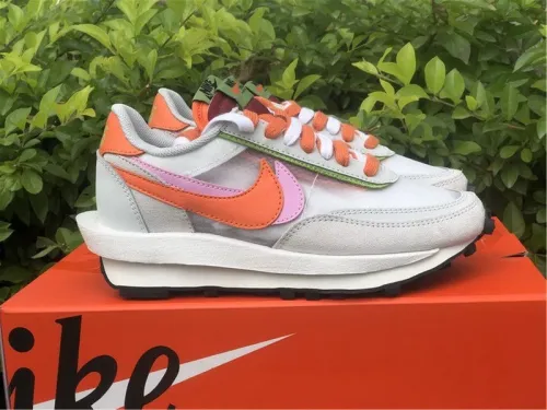 Authentic Sacai x Nike LDV Waffle Grey Orange