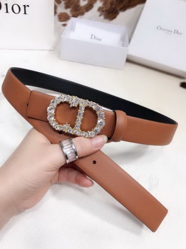 Super Perfect Quality Dior Belts(100% Genuine Leather,steel Buckle)-259