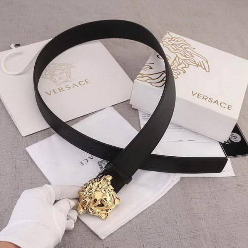 Super Perfect Quality Versace Belts(100% Genuine Leather,Steel Buckle)-317