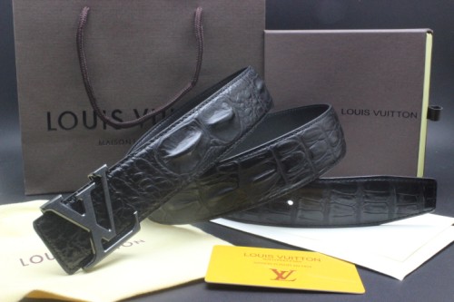 Super Perfect Quality LV Belts(100% Genuine Leather Steel Buckle)-2060