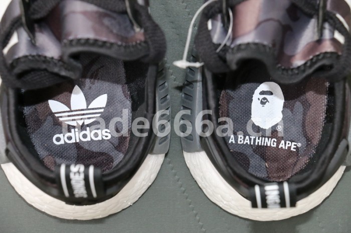 Authentic BAPE x AD NMD Black