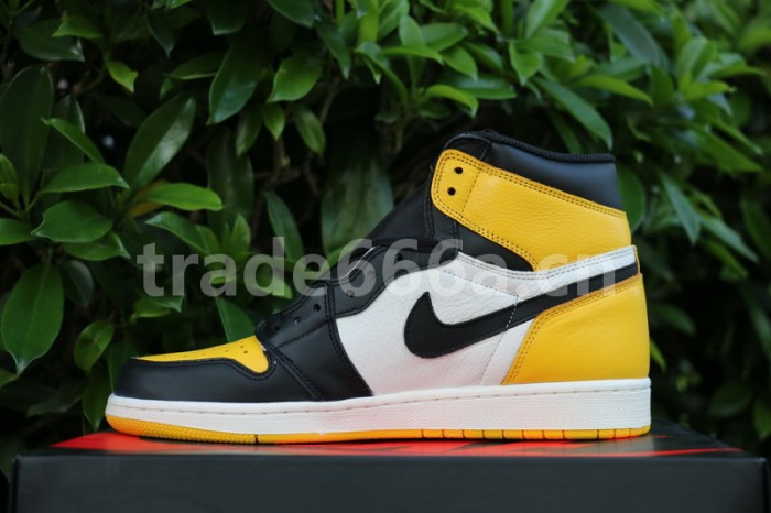 Authentic Air Jordan 1 Yellow Toe