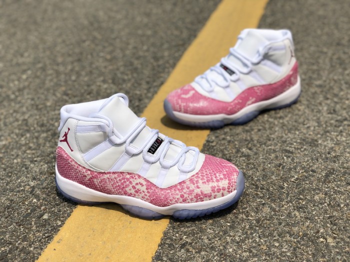 Authentic Air Jordan 11 Retro OVO “Pink Snakeskin”