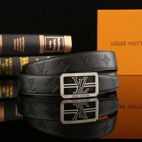 Super Perfect Quality LV Belts(100% Genuine Leather Steel Buckle)-2281