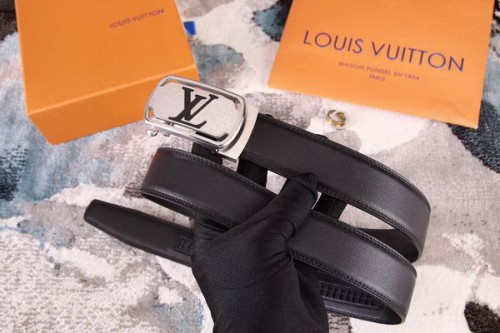 Super Perfect Quality LV Belts(100% Genuine Leather Steel Buckle)-1842