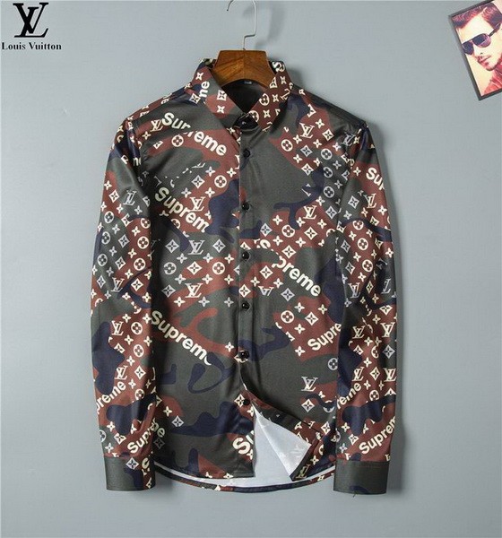 LV long sleeve shirt men-129(M-XXXL)