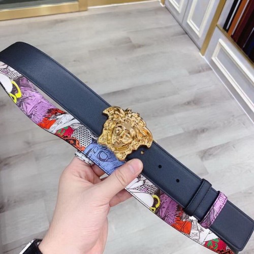 Super Perfect Quality Versace Belts(100% Genuine Leather,Steel Buckle)-559