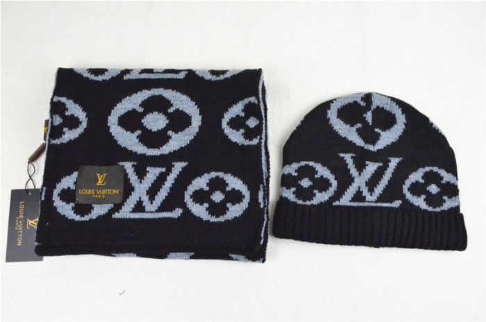 LV Wool Cap Scarf AAA-021
