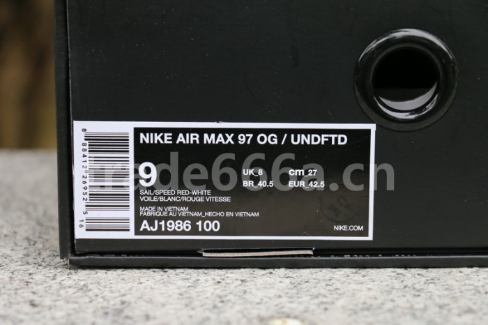 Auhtentic Nike Air Max 97 OG “UNDFTD” White
