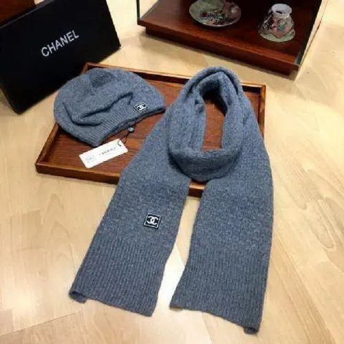 CHAL Wool Cap Scarf AAA-081