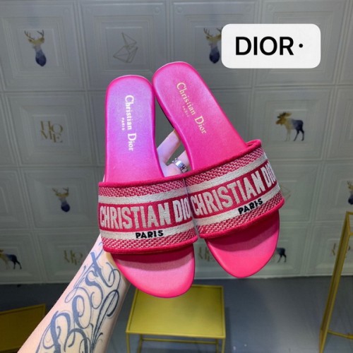 Dior women slippers AAA-018