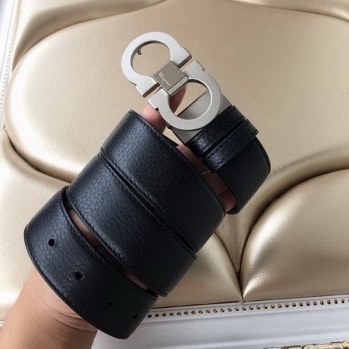 Super Perfect Quality Ferragamo Belts(100% Genuine Leather,steel Buckle)-1183