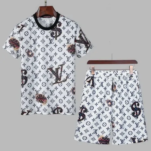 LV short sleeve men suit-036(M-XXXL)