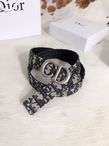 Super Perfect Quality Dior Belts(100% Genuine Leather,steel Buckle)-283