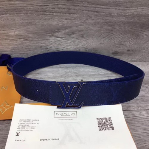 Super Perfect Quality LV Belts(100% Genuine Leather Steel Buckle)-1457