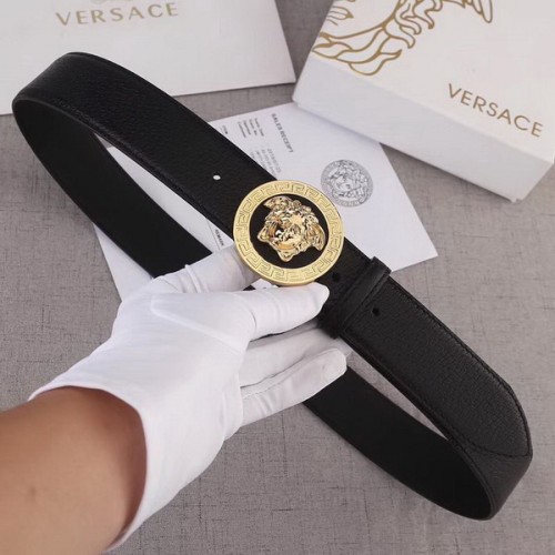 Super Perfect Quality Versace Belts(100% Genuine Leather,Steel Buckle)-558