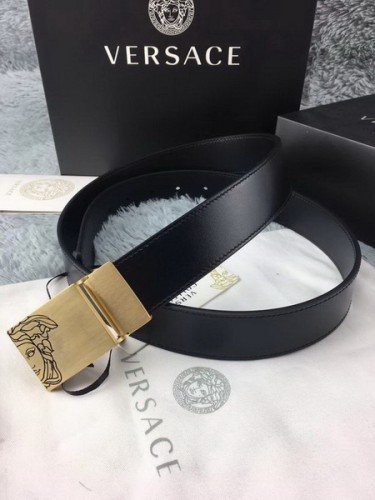 Super Perfect Quality Versace Belts(100% Genuine Leather,Steel Buckle)-530