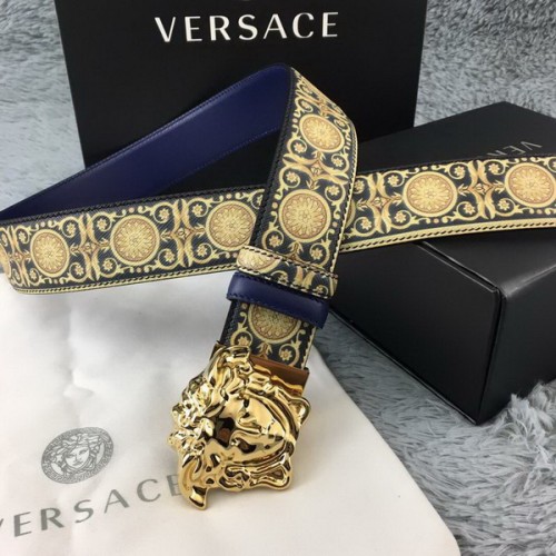 Super Perfect Quality Versace Belts(100% Genuine Leather,Steel Buckle)-283