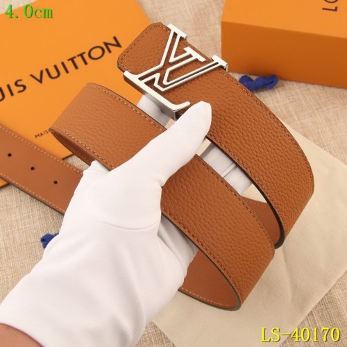 Super Perfect Quality LV Belts(100% Genuine Leather Steel Buckle)-1728