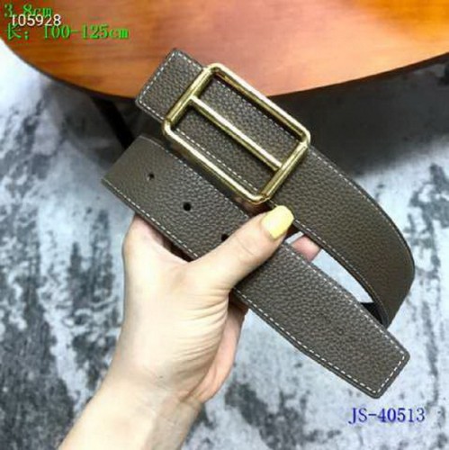 Super Perfect Quality Hermes Belts(100% Genuine Leather,Reversible Steel Buckle)-735