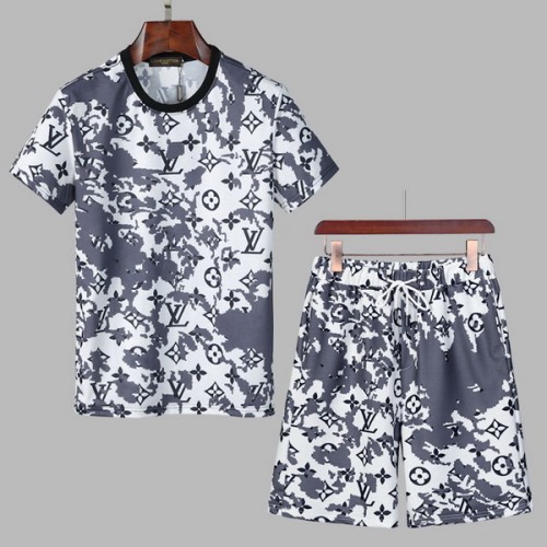 LV short sleeve men suit-064(M-XXXL)