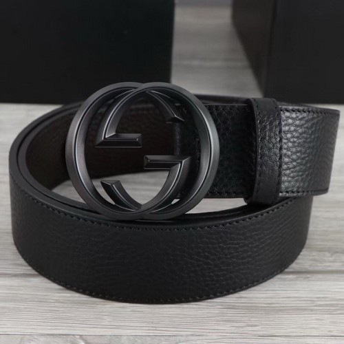 Super Perfect Quality G Belts(100% Genuine Leather,steel Buckle)-2123