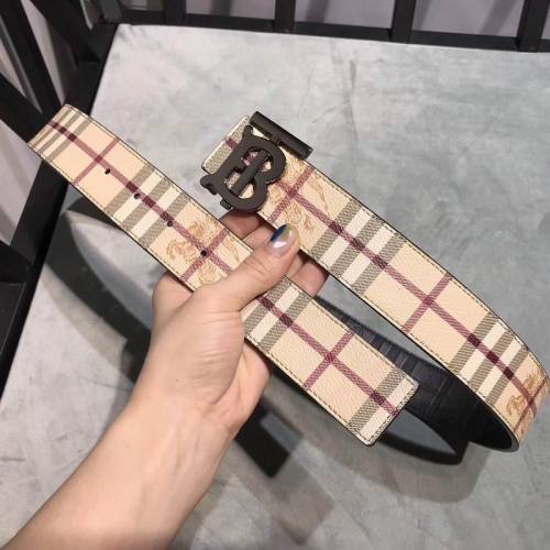 Super Perfect Quality Burberry Belts(100% Genuine Leather,steel buckle)-039