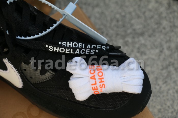 Authentic OFF-WHITE x Nike Air Max 90 Black