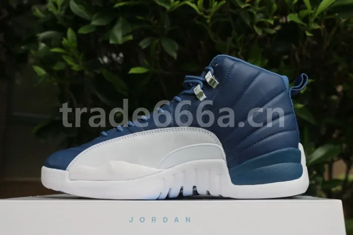 Authentic Air Jordan 12 “Stone Blue”