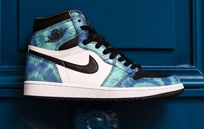 Authentic Air Jordan 1 High OG WMNS “Tie-Dye”  Women Shoes