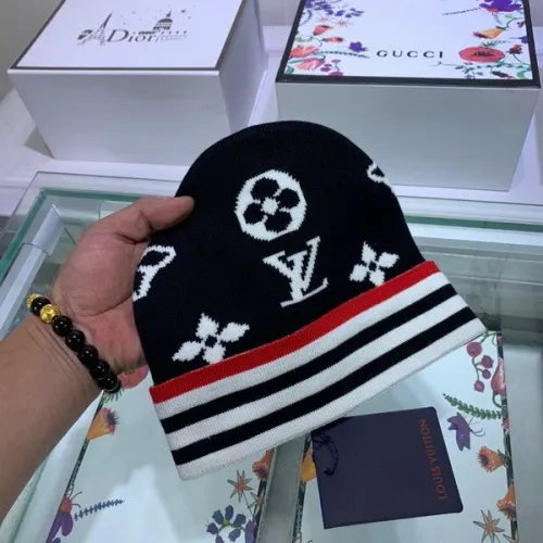 LV Wool Cap Scarf AAA-054