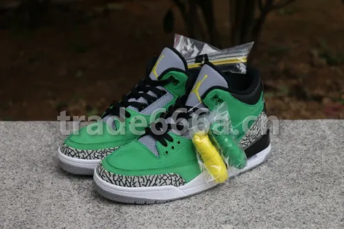 Authentic Air Jordan 3 Tinker Oregon Ducks PE